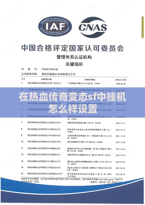 在热血传奇变态sf中挂机怎么样设置